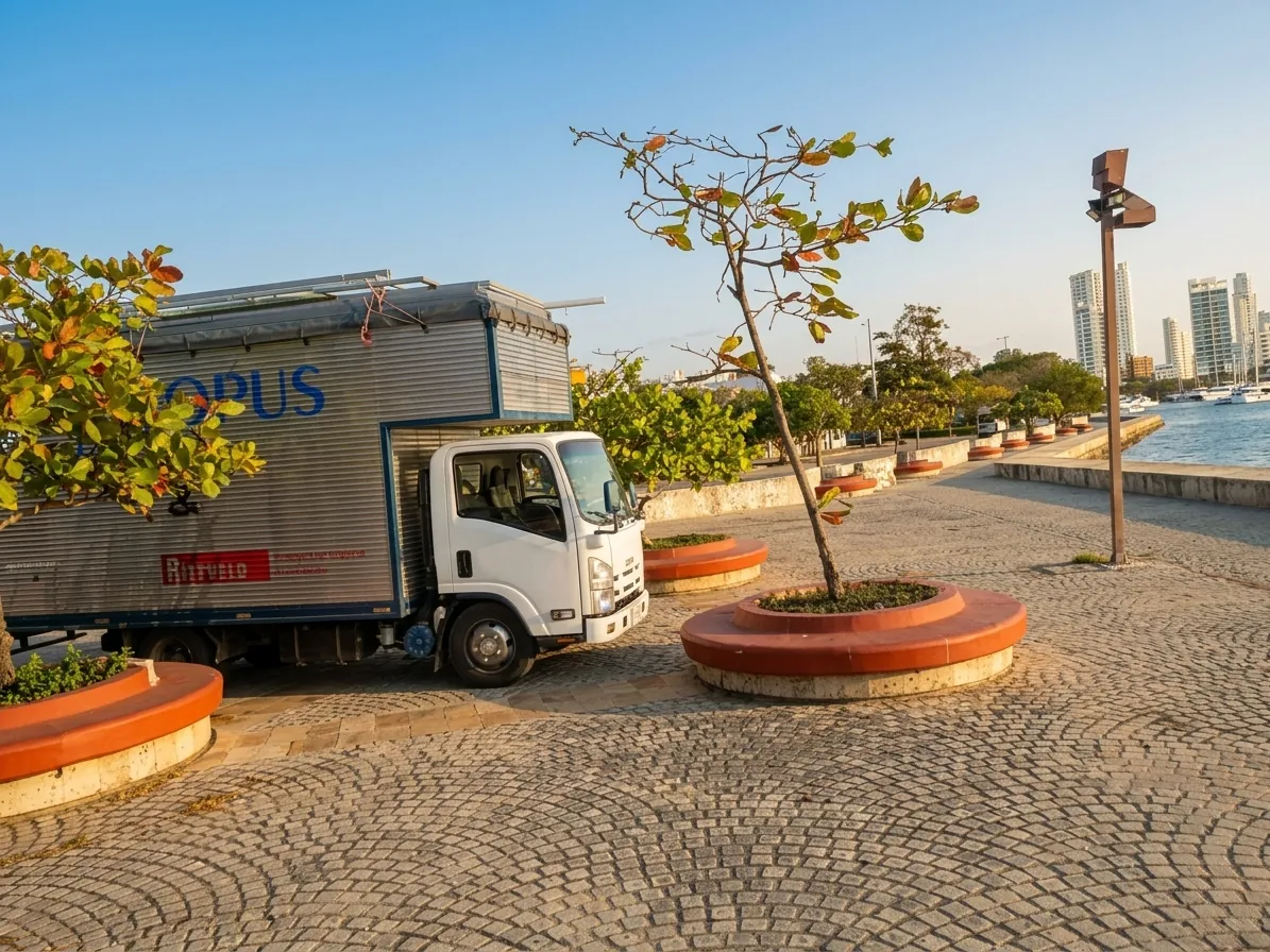 Camión de Octopus Design en Cartagena